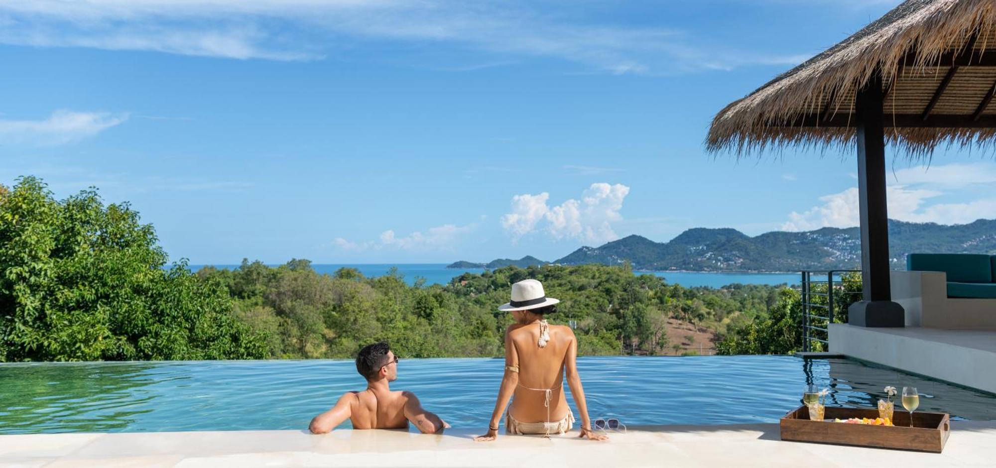 Baan Kimsacheva - Seaview Private Villa Choeng Mon Kültér fotó